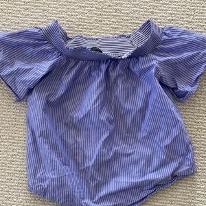 Striped Off The Shoulder Top